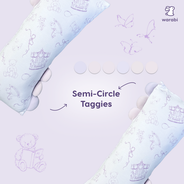 Dreamy Toile (Lavender) Snuggle Bamboo Pillow