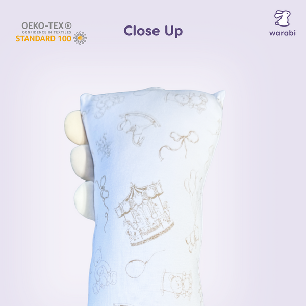 Dreamy Toile (Taupe) Snuggle Bamboo Pillow