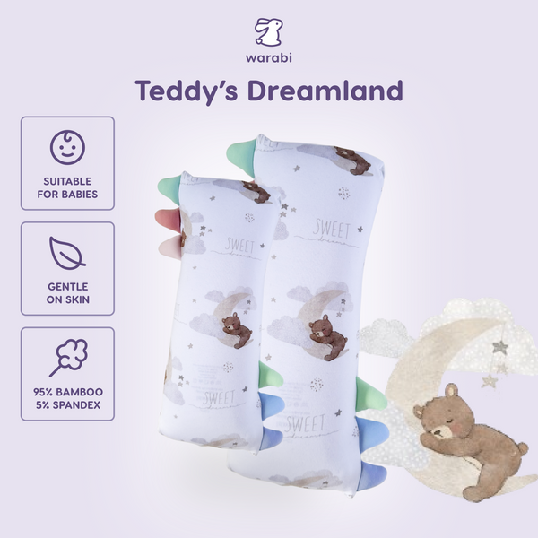 Teddy Dreamland Snuggle Bamboo Pillow