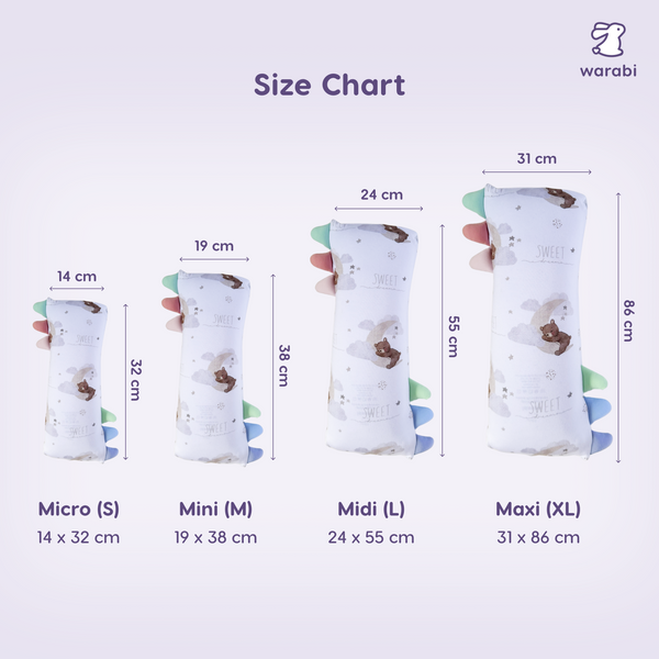 Teddy Dreamland Snuggle Bamboo Pillow