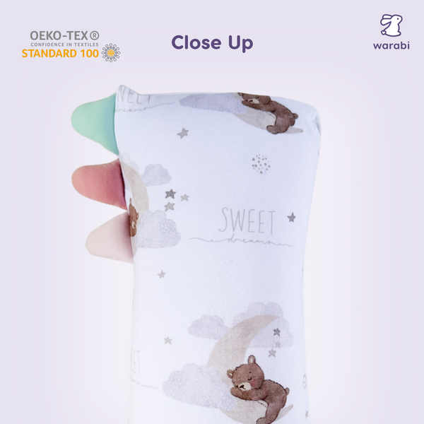 Teddy Dreamland Snuggle Bamboo Pillow
