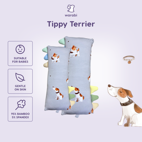 Tippy Terrier Snuggle Bamboo Pillow