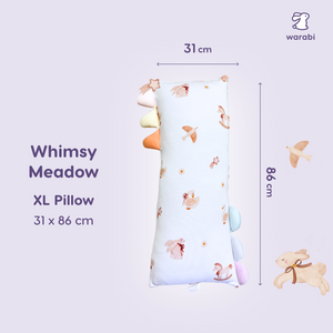 Whimsy Meadow Snuggle Bamboo Pillow
