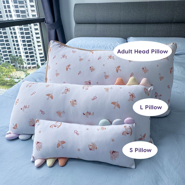 Whimsy Meadow Snuggle Bamboo Pillow