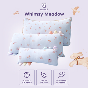 Whimsy Meadow Snuggle Bamboo Pillow