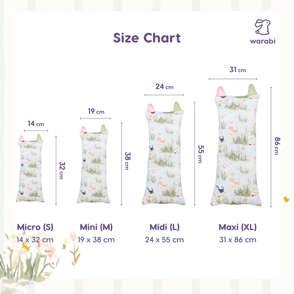Wildflower Kitten Bamboo Snuggle Pillow