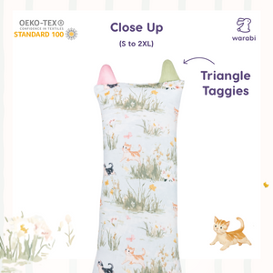 Wildflower Kitten Bamboo Snuggle Pillow