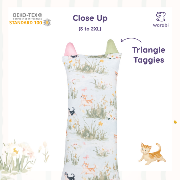Wildflower Kitten Bamboo Snuggle Pillow