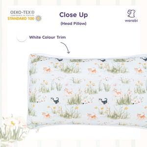 Wildflower Kitten Bamboo Snuggle Pillow