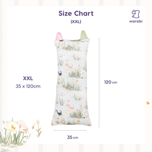 Wildflower Kitten Bamboo Snuggle Pillow