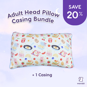 [20% OFF] BREAKFAST ADULT HEAD PILLOW + EXTRA CASE
