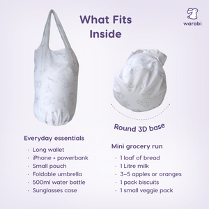 Foldable Reusable Market Tote Bag