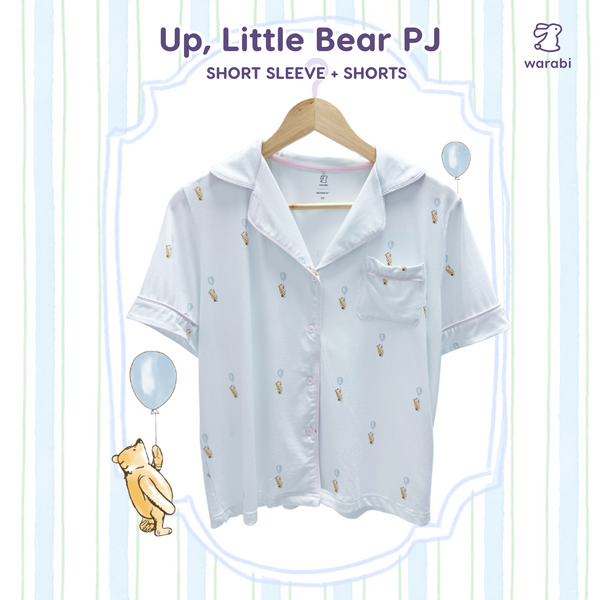 Up, Little Bear Adult PJ Short Sleeve Set