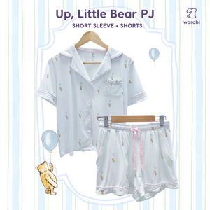 Kids Bamboo Short Sleeve + Shorts Cloud PJ Set (Multiple Designs)