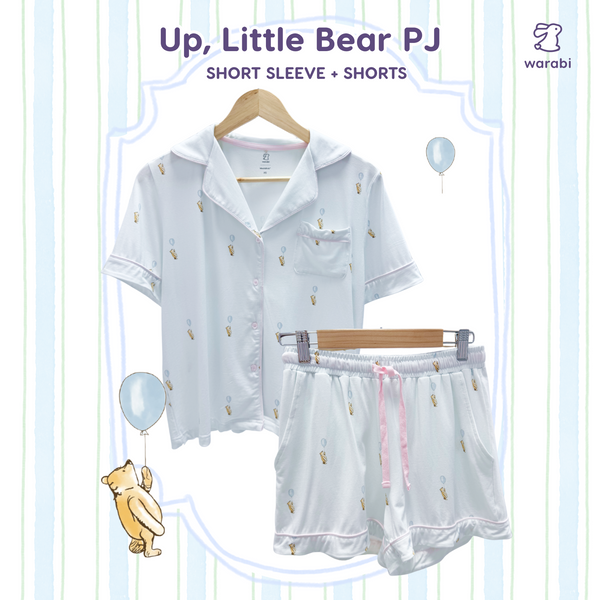 Kids Bamboo Short Sleeve + Shorts Cloud PJ Set (Multiple Designs)