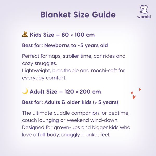Bamboo Snuggle Blanket – Ultra-Soft, Breathable, Baby-Safe, Lightweight & Cozy for All Temperature