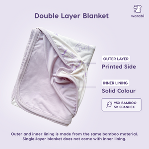 Bamboo Snuggle Blanket – Ultra-Soft, Breathable, Baby-Safe, Lightweight & Cozy for All Temperature