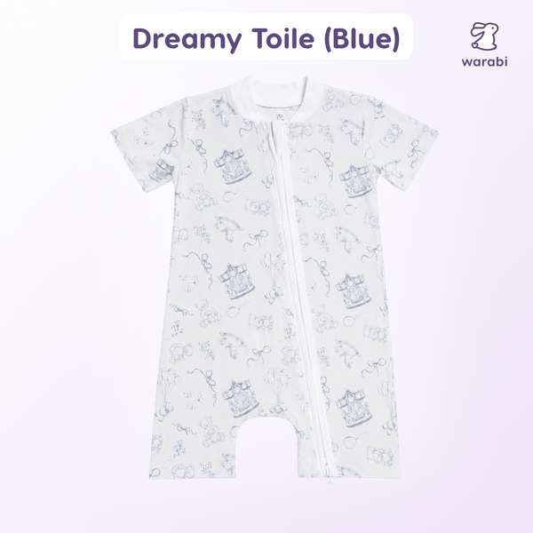 Ultra-Soft Bamboo 2-Way Zipper Romper