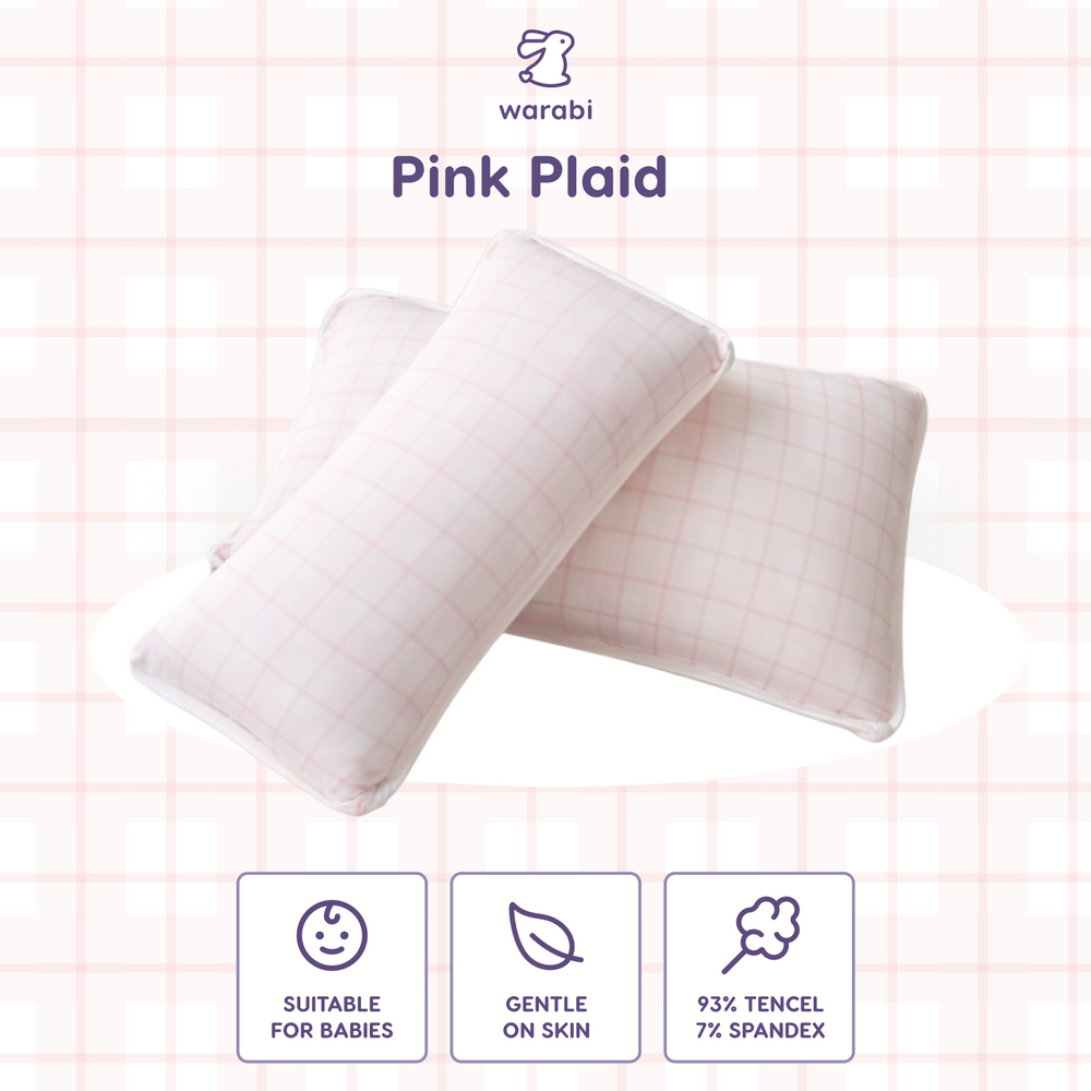 Pink Plaid Snuggle Tencel Pillow