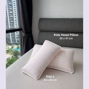 Pink Plaid Snuggle Tencel Pillow