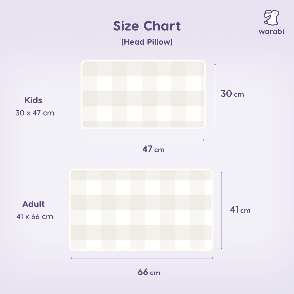 Oatmilk Check Snuggle Bamboo Pillow