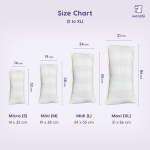 Oatmilk Check Snuggle Bamboo Pillow