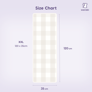 Oatmilk Check Snuggle Bamboo Pillow