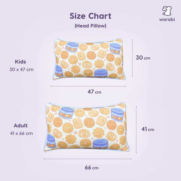 Butter Cookie Bamboo Snuggle Pillow