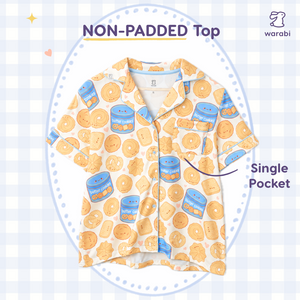 Butter Cookie Short Sleeve + Shorts Cloud PJ Set