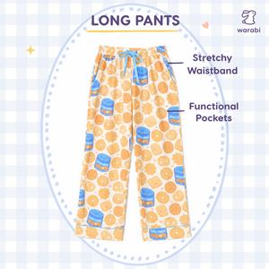 Butter Cookie Short Sleeve + Long Pants Cloud PJ Set
