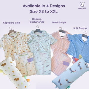 Soft Quacks Cloud PJ Set – Short Sleeve Top + Shorts