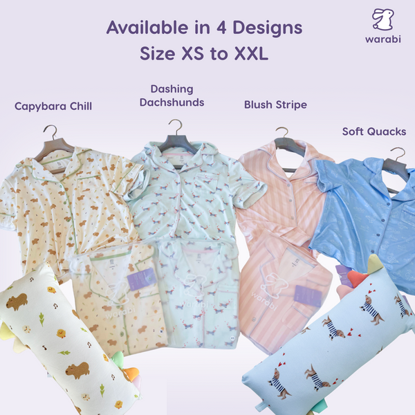 Soft Quacks Cloud PJ Set – Short Sleeve Top + Shorts