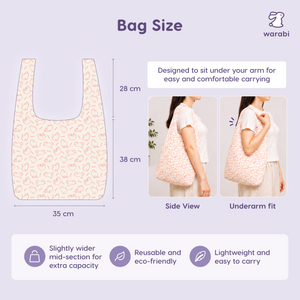 Reusable Foldable Shopping Bag | Multi-Purpose Grocery Tote Eco-Friendly Waterproof