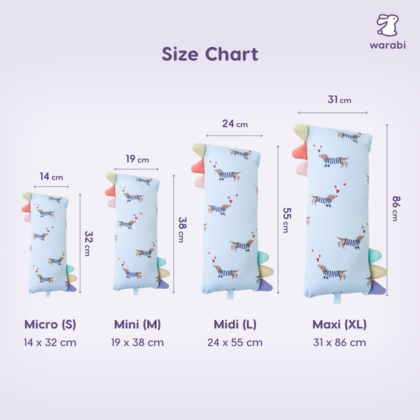 Dashing Dachshunds Snuggle Bamboo Pillow