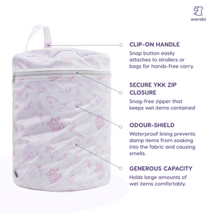 DripMoon Pod — Waterproof Half-Moon Wet Bag