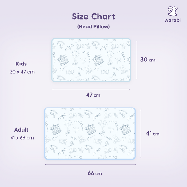 Dreamy Toile (Slate Blue) V2 Snuggle Bamboo Pillow