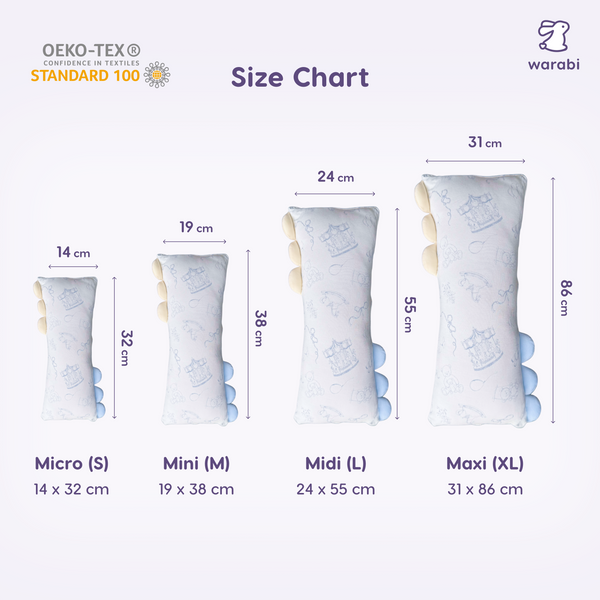 Dreamy Toile (Slate Blue) V2 Snuggle Bamboo Pillow