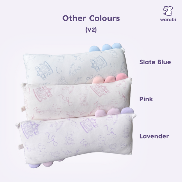 Dreamy Toile (Slate Blue) V2 Snuggle Bamboo Pillow