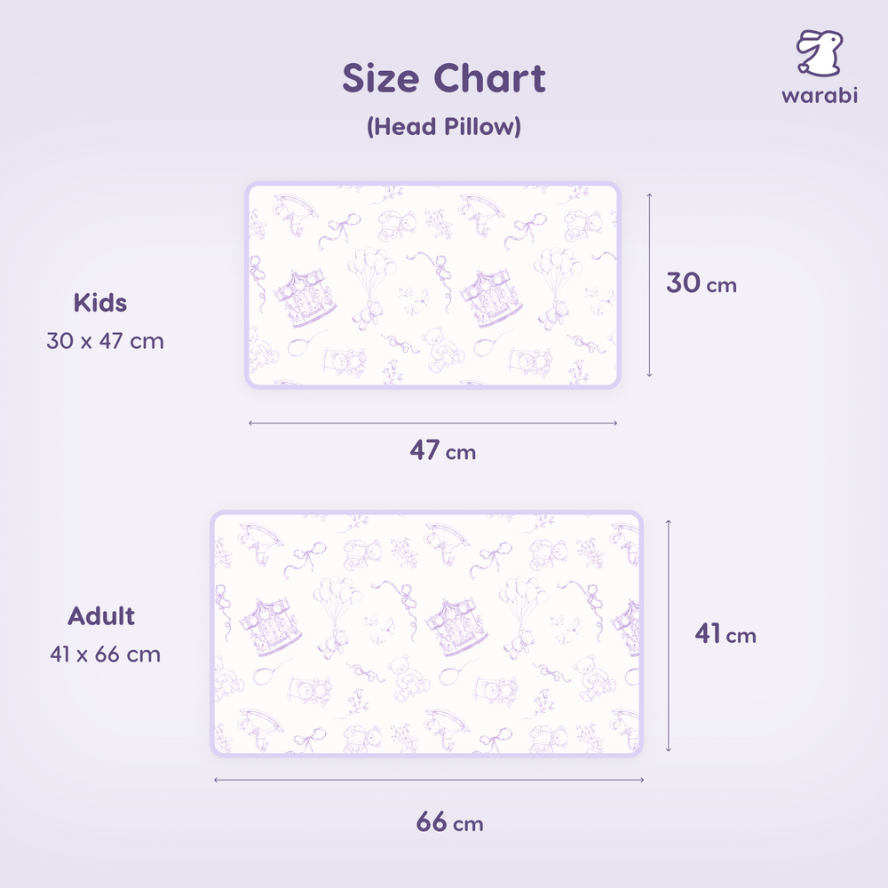 Dreamy Toile (Lavender) V2 Snuggle Bamboo Pillow