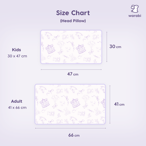 Dreamy Toile (Lavender) V2 Snuggle Bamboo Pillow