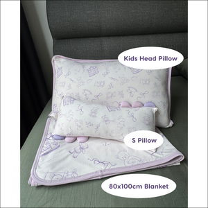 Dreamy Toile (Lavender) V2 Snuggle Bamboo Pillow