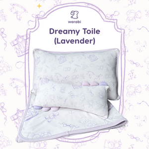 Dreamy Toile (Lavender) V2 Snuggle Bamboo Pillow