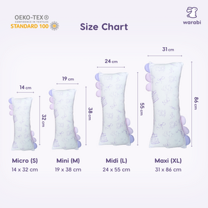 Dreamy Toile (Lavender) V2 Snuggle Bamboo Pillow