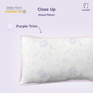 Dreamy Toile (Lavender) V2 Snuggle Bamboo Pillow