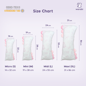 Dreamy Toile (Pink) V2 Snuggle Bamboo Pillow