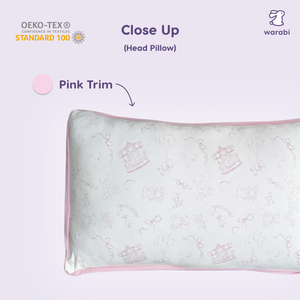 Dreamy Toile (Pink) V2 Snuggle Bamboo Pillow