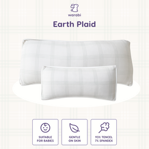 Earth Plaid Snuggle Tencel Pillow