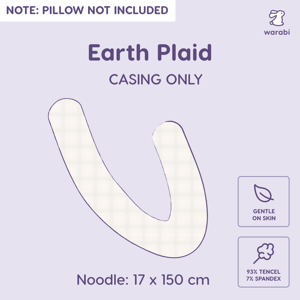 [NOODLE CASE ONLY] Bamboo Pillow Noodle Casing