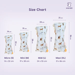 Gingham Pup Snuggle Bamboo Pillow