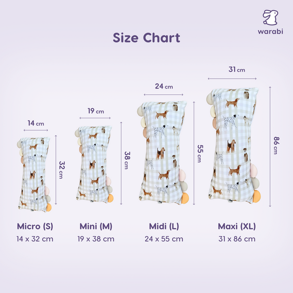 Gingham Pup Snuggle Bamboo Pillow